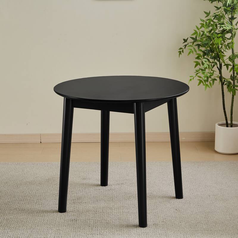 Round Table, all solid wood, can sit 2-4 people diameter 31.5 inches