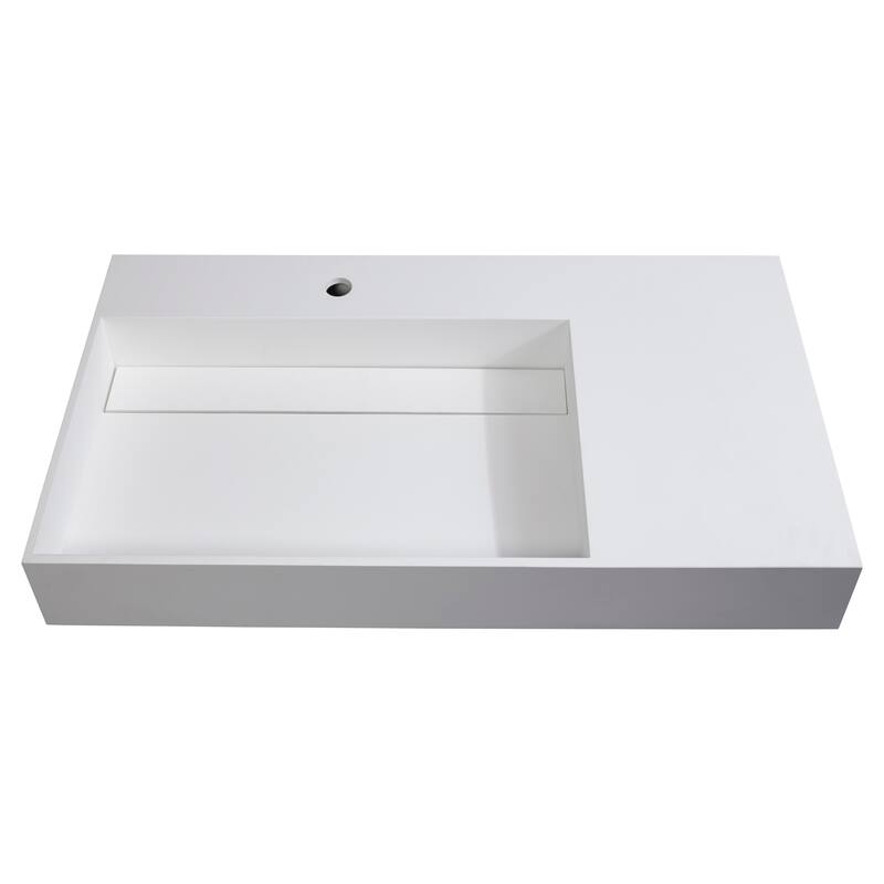 Amelia 36" - 72" Solid Surface Bathroom Vanity Top