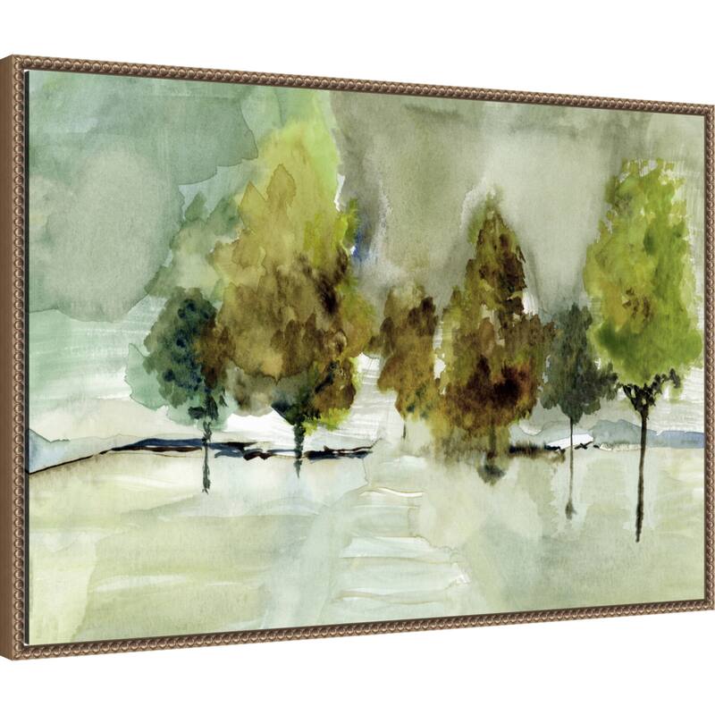 Whispering Woods by Cartissi Framed Canvas Wall Art Print