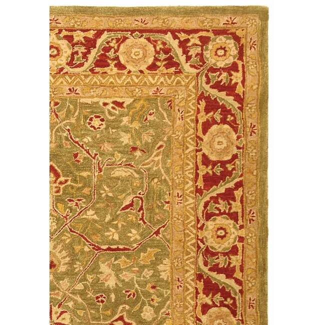 SAFAVIEH Handmade Anatolia Docia Traditional Oriental Hand-spun Wool Rug