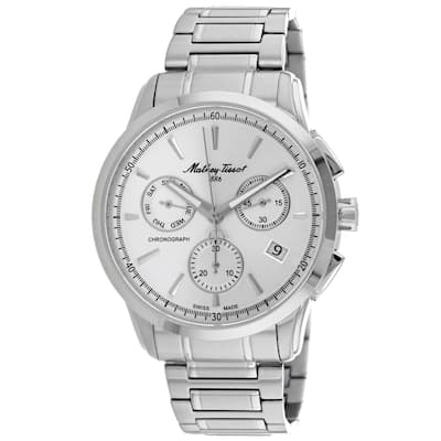 Mathey Tissot Men's Lancelot Silver Dial Watch - H198CHAS - 6 (36)