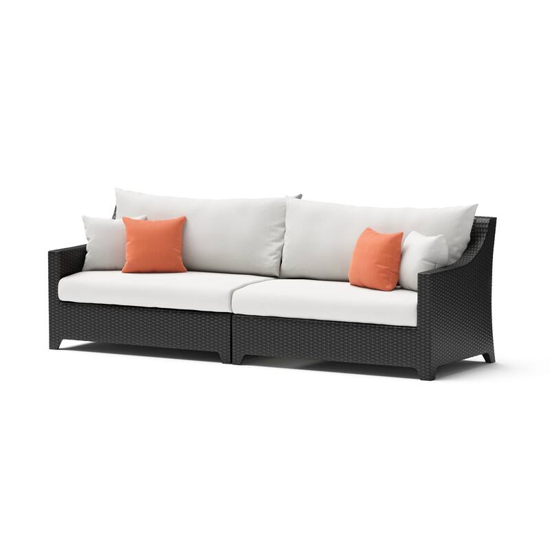 Deco 8 Piece Sunbrella Outdoor Patio Motion Fire Set with Table