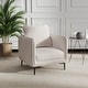 preview thumbnail 6 of 53, Nora Modern Velvet Accent Chair for Bedroom with Metal Legs Beige