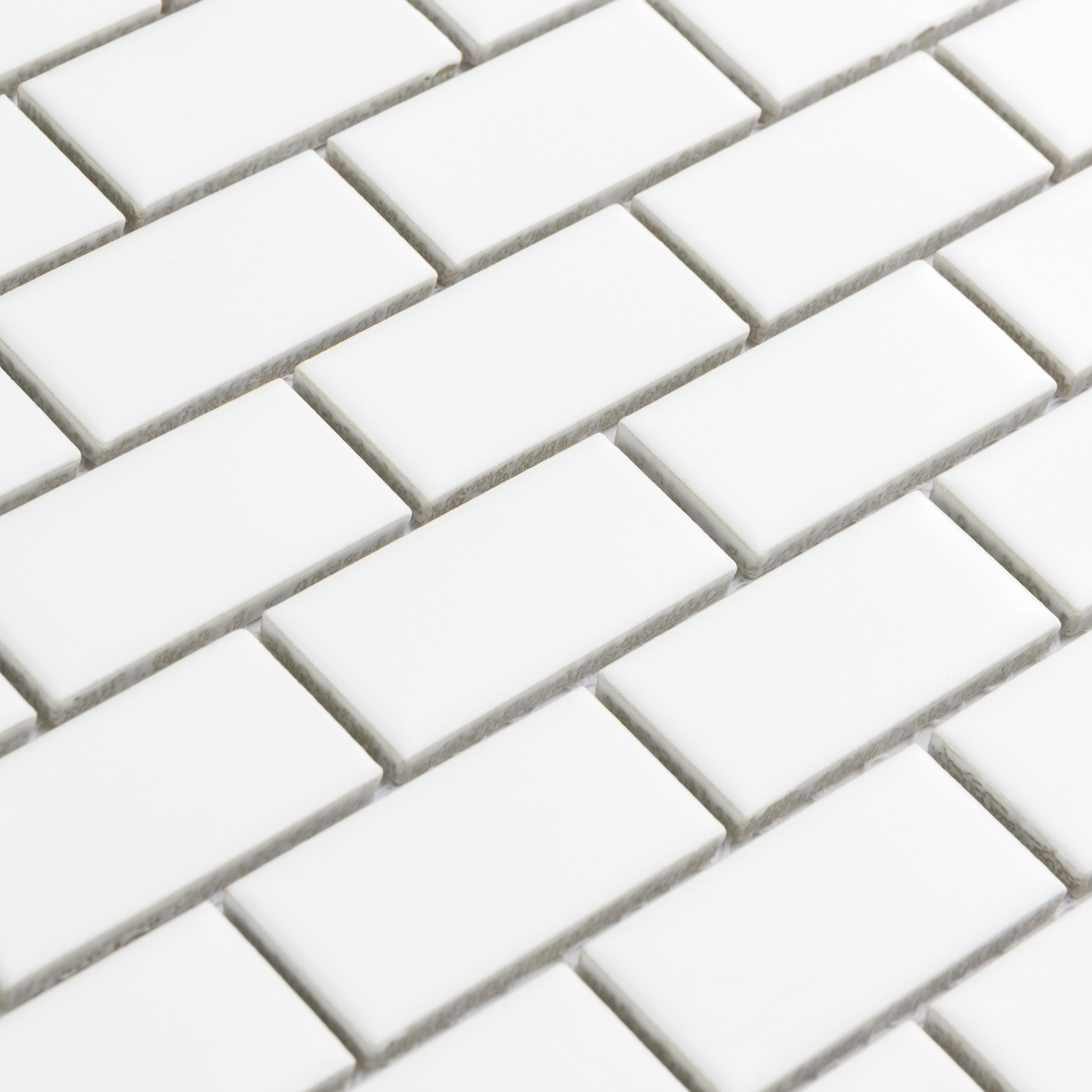 Merola Tile Metro Subway Matte White 11-3/4