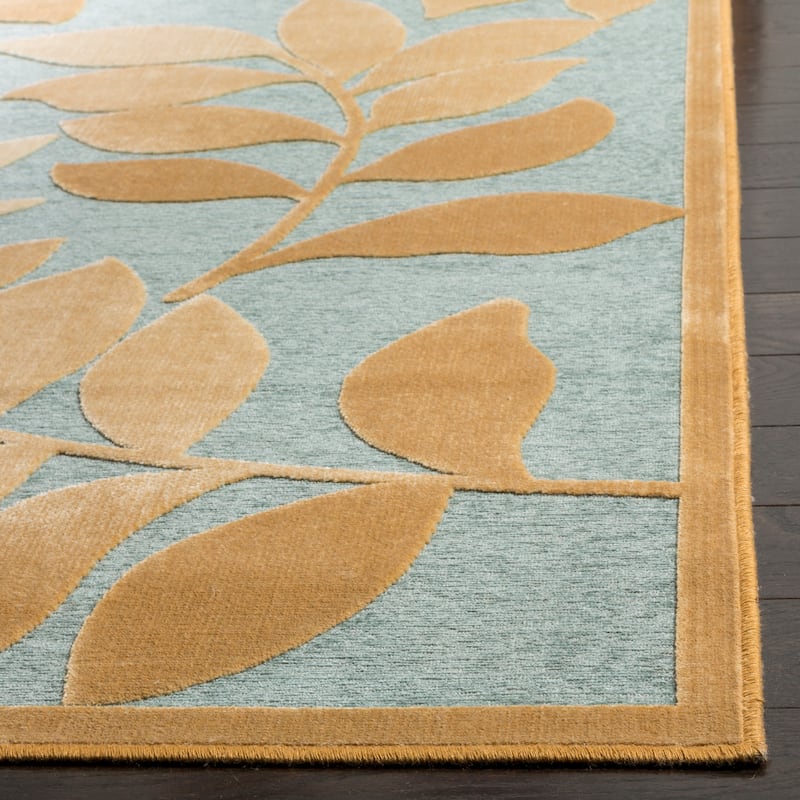 Martha Stewart by SAFAVIEH Leafy Glade Viscose Rug