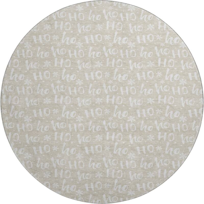 Premium Washable Super Soft Christmas Ho Ho Mayfield Rug