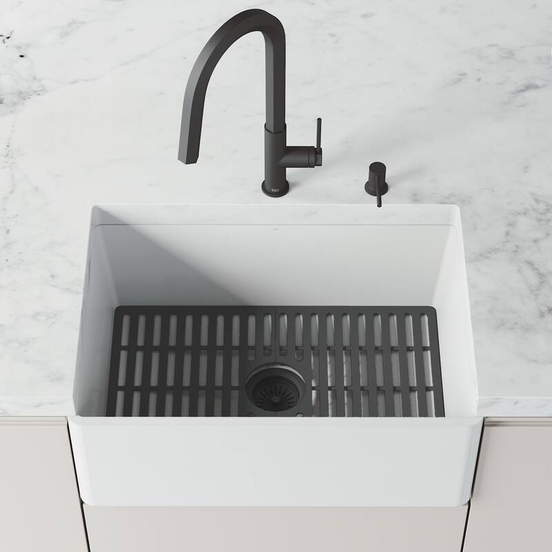 Vigo VGSG2718 Silicone Grid 23-3/4" L x 14-7/8" W Silicone Basin Rack