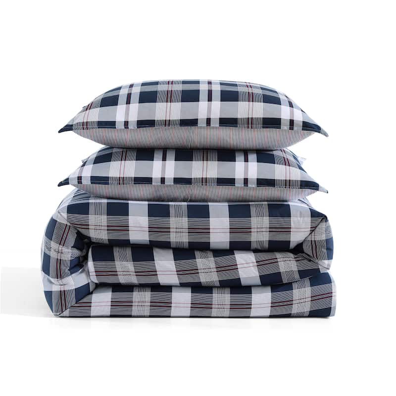 Tommy Hilfiger Dream Madras Cotton Blue Comforter Set
