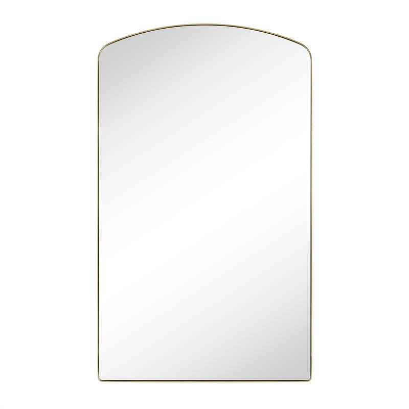 TEHOME Metal Arched Mirror for Bathroom, Dresser or Living Room - 24" x 40"