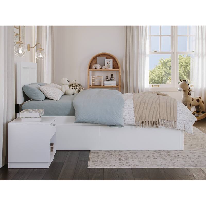 Canyon Platform Bed with Matching Footboard & Storage Drawers
