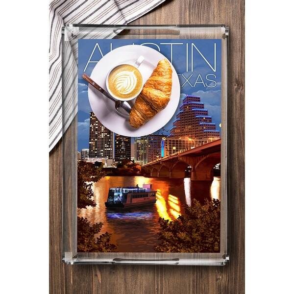 Shop Austin Texas Skyline At Night Lantern Press Artwork