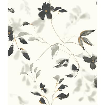 Gainesville 20' L x 20.5" W Flower Peel and Stick Wallpaper