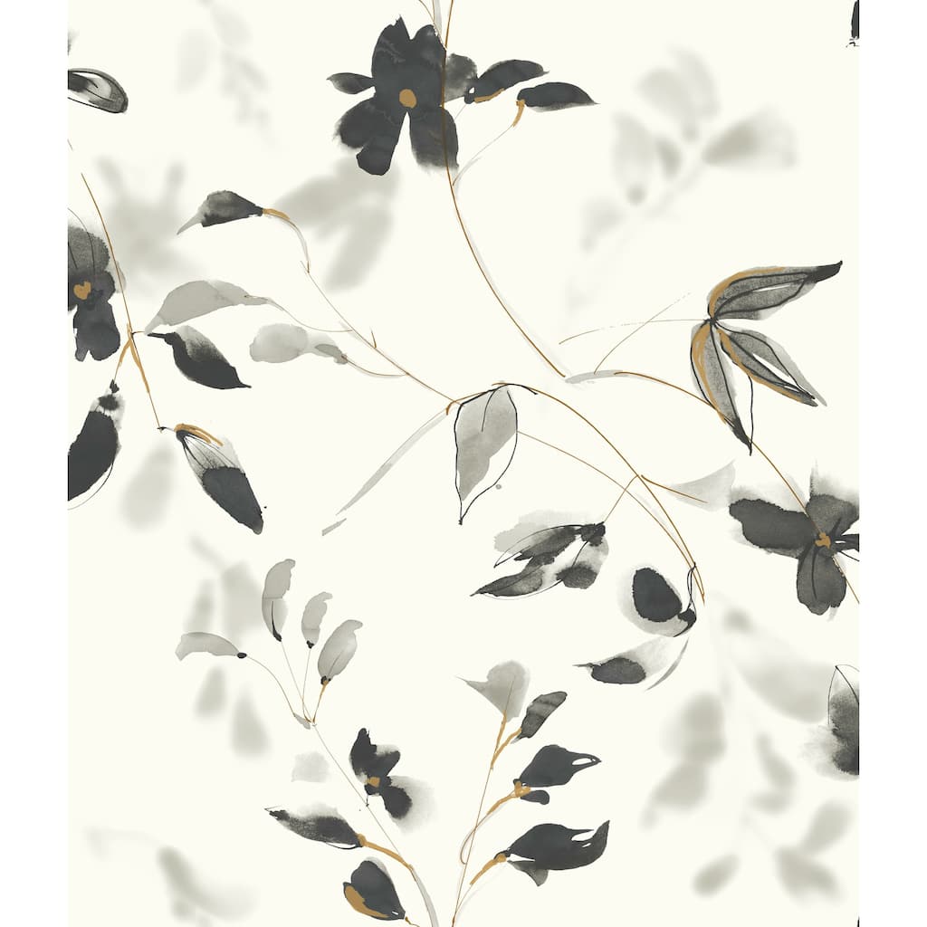 Gainesville 20' L x 20.5" W Flower Peel and Stick Wallpaper