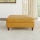 preview thumbnail 4 of 4, 38.13" Wide Square Corduroy Ottoman
