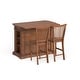 preview thumbnail 4 of 5, Homestyles Americana Cottage Oak 3-Piece Kitchen Island Set