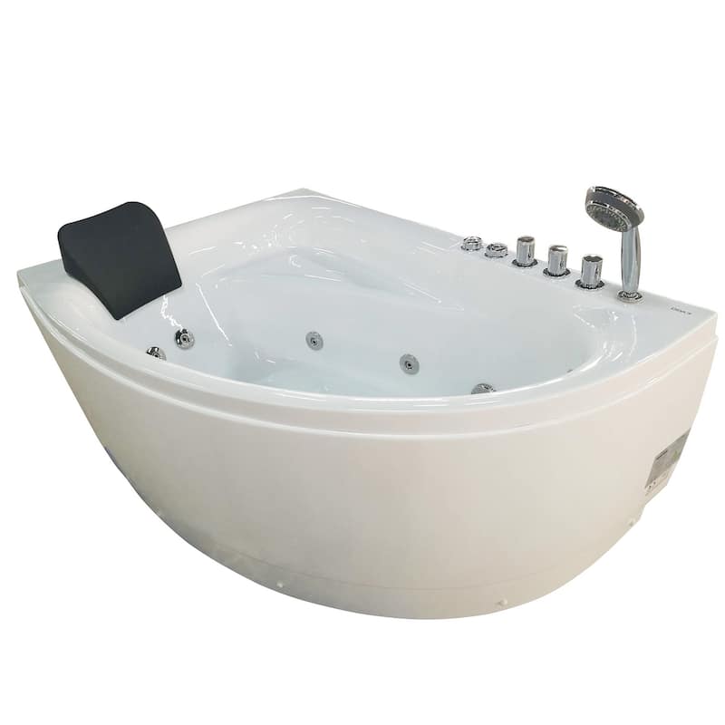 EAGO AM161-R White Acrylic 5-foot Whirlpool Bath Tub