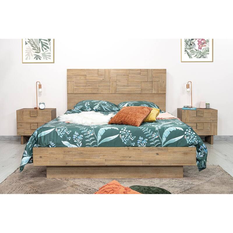 Sophie Acacia Bed - Queen