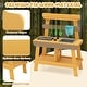preview thumbnail 6 of 8, Gymax Play Kitchen for Kids w/ Removable Faucet Sink Grill Rack