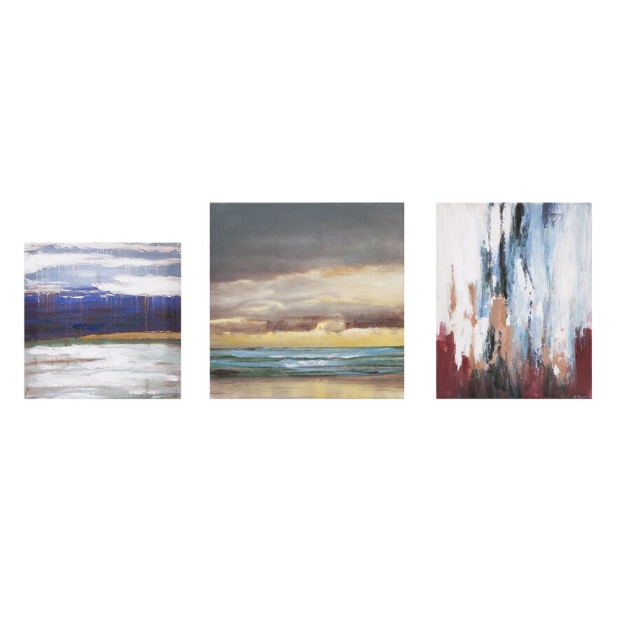 Shop Imax Home 47767 3 Three Panel Frameless Giclee Abstract