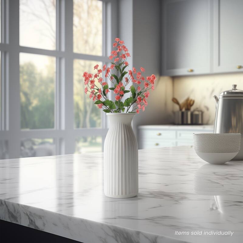 Double Baby's Breath Artificial Floral Spray - 19" - Mauve