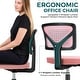 preview thumbnail 18 of 34, Armless Home Office Chair, Ergonomic Low-Back Mesh Rolling Work Swivel Chairs, Adjustable Task Chair with Lumbar Support - N/A