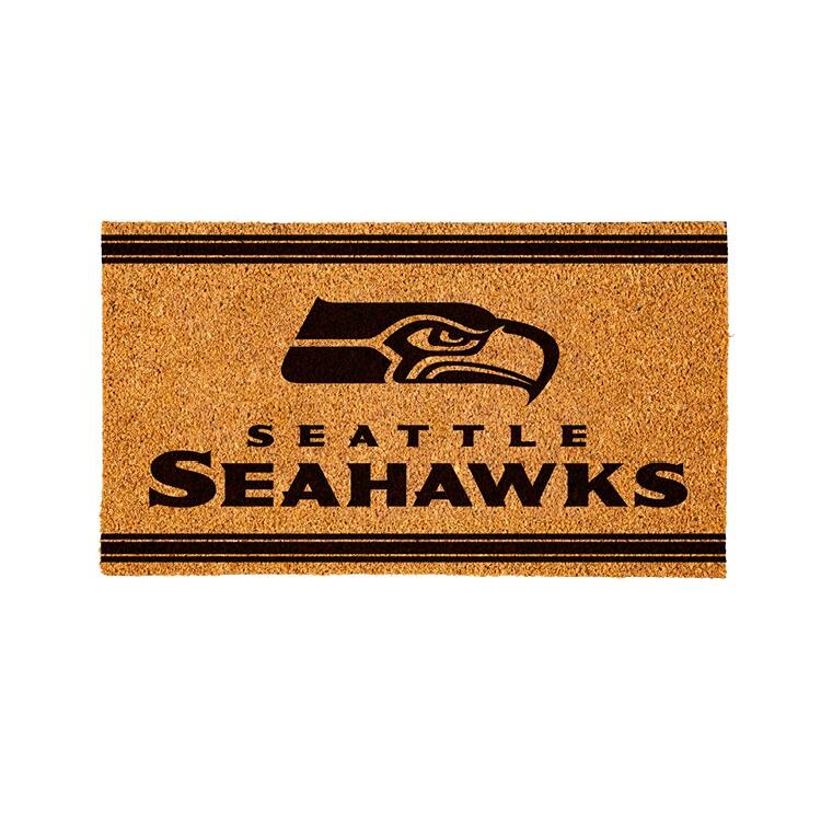 Seattle Seahawks PVC Door Mat - Black