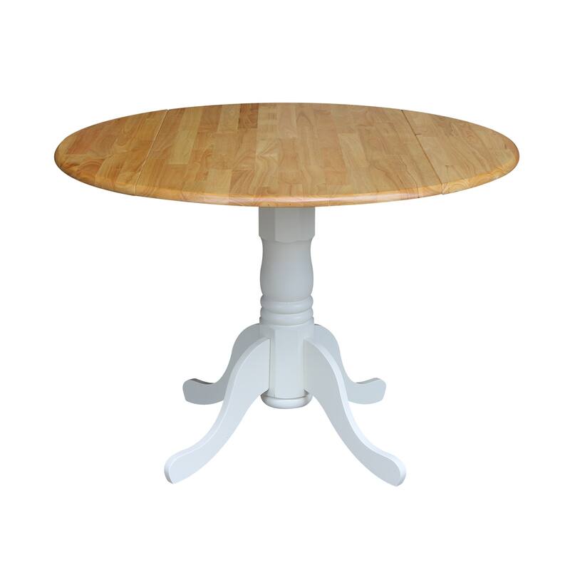 International Concepts 42" Drop Leaf Table with 2 Chairs