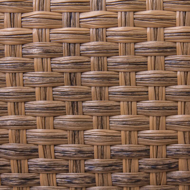 Cambridge Casual Camden Solid Teak Outdoor Rocking Chair with Padded Woven Seat