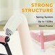 preview thumbnail 14 of 16, Qaba Spring Rocking Horse, Kids Ride on Horse, Plush Horse Ride-on with Sounds & Foot Stirrups, Saddle for Kids 3-8 Years, Pink