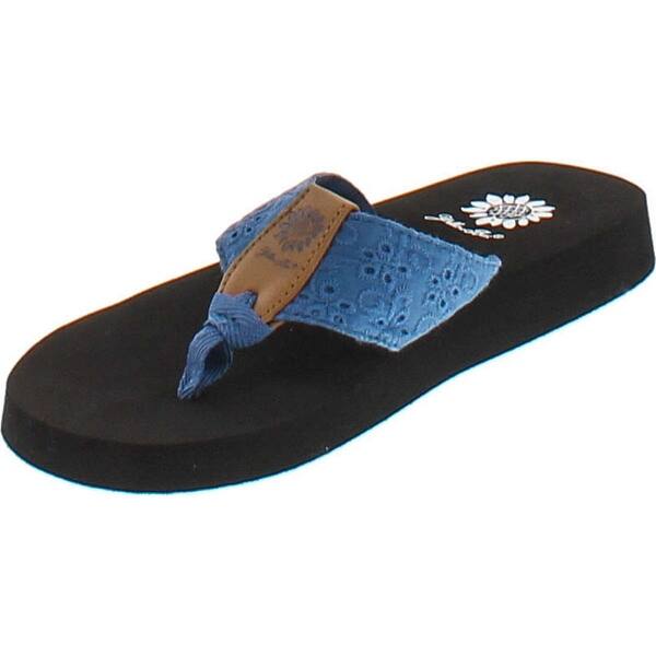 Shop Yellowbox Women S Root Cloth Floral Foam Flip Flop Sandals