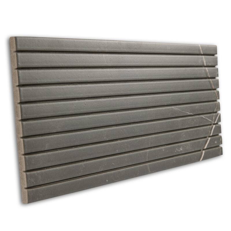Merola Tile Istanbul Strata Night 6-7/8" x 14" Porcelain Floor and Wall Tile