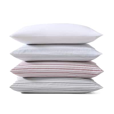 Nautica Percale Cotton 2 Piece Standard Pillowcase Set
