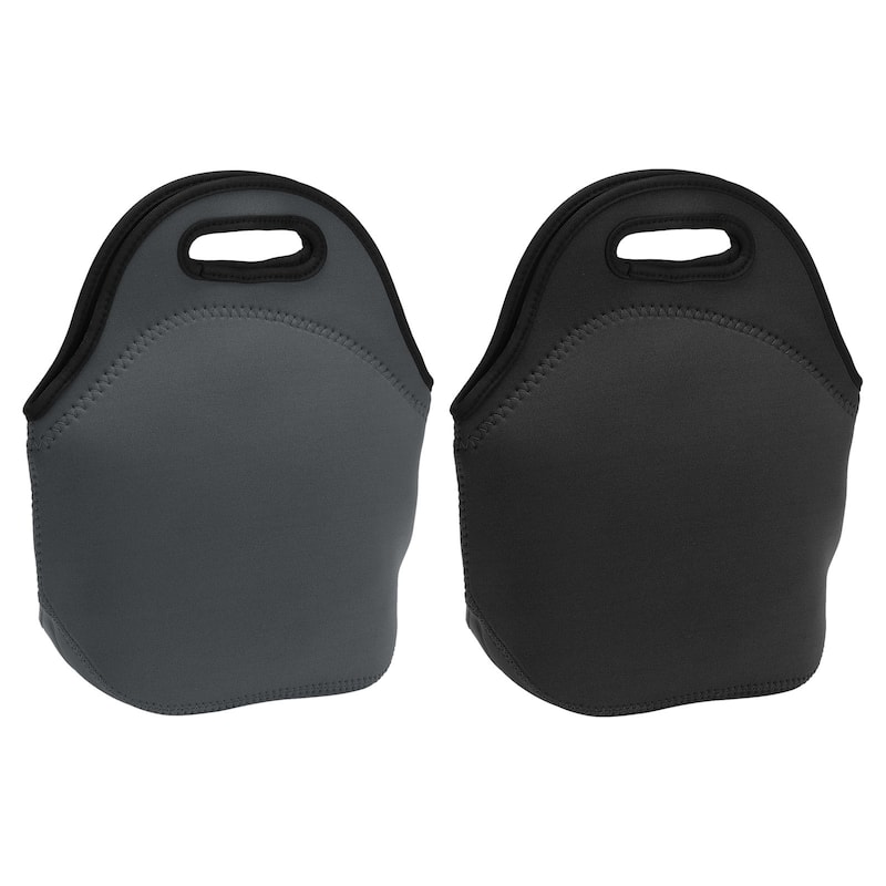 Insulated Lunch Bags, 2Pack 12"x6"x12" Portable Containers Bag