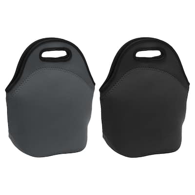 Insulated Lunch Bags, 2Pack 12"x6"x12" Portable Containers Bag