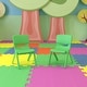 preview thumbnail 1 of 56, 2 Pack Plastic Stackable Preschool Chair with 10.5" Seat Height - 14"D x 12.5"W x 20"H Green