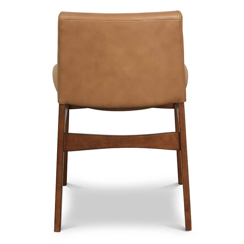 Oliva Full-Grain Italian Leather Dining Chair