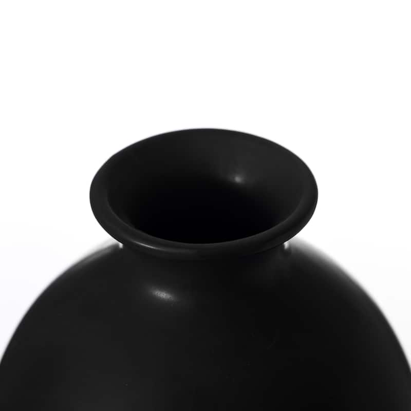 Modern Inkwelll Bottle Shaped Ceramic Table Vase Flower Holder