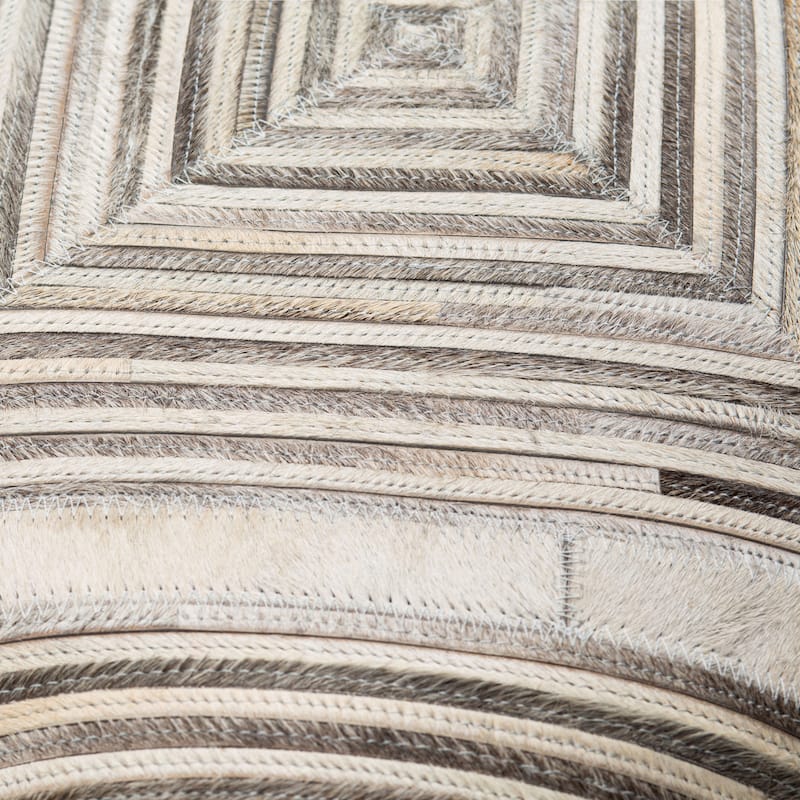 Britani Diamond Hair on Hide Throw Pillow