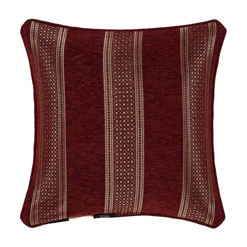 J. Queen New York Laurenza 20" Square Decorative Throw Pillow