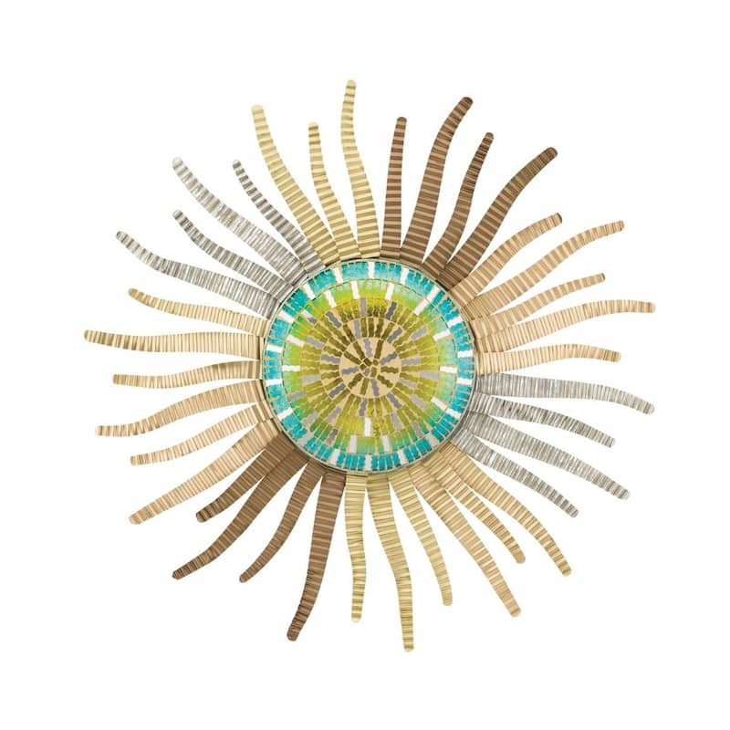Wavy Sun Wall Decor 30"