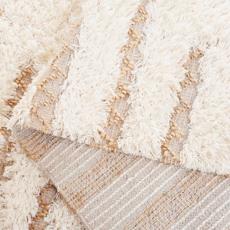 SAFAVIEH Handmade Natura Arbana Boho Wool & Jute Rug