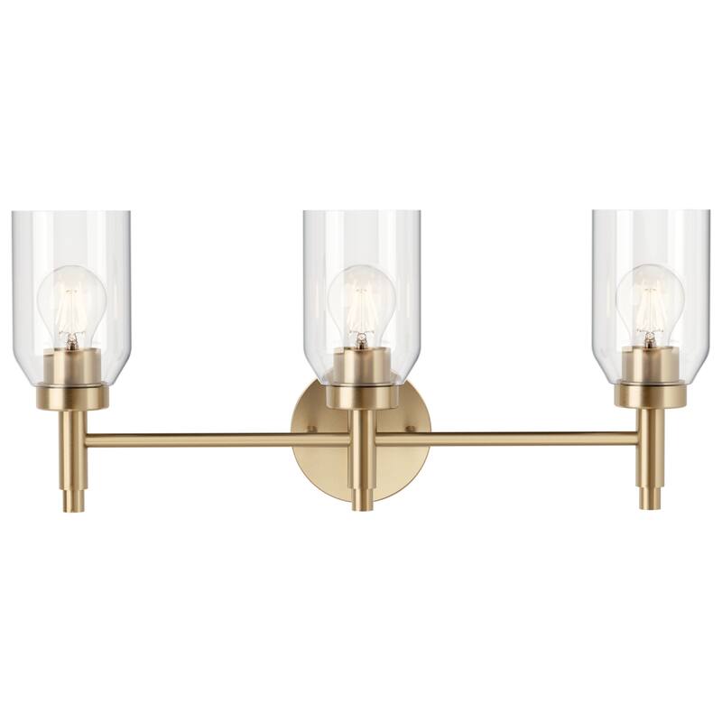 Kichler Lighting Madden Bathroom Vanity Light with Clear Glass