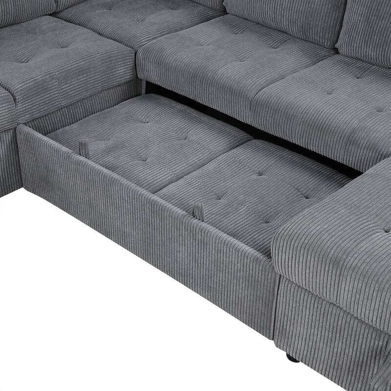 107.5inch U-shaped Sofa Sectional Sofa