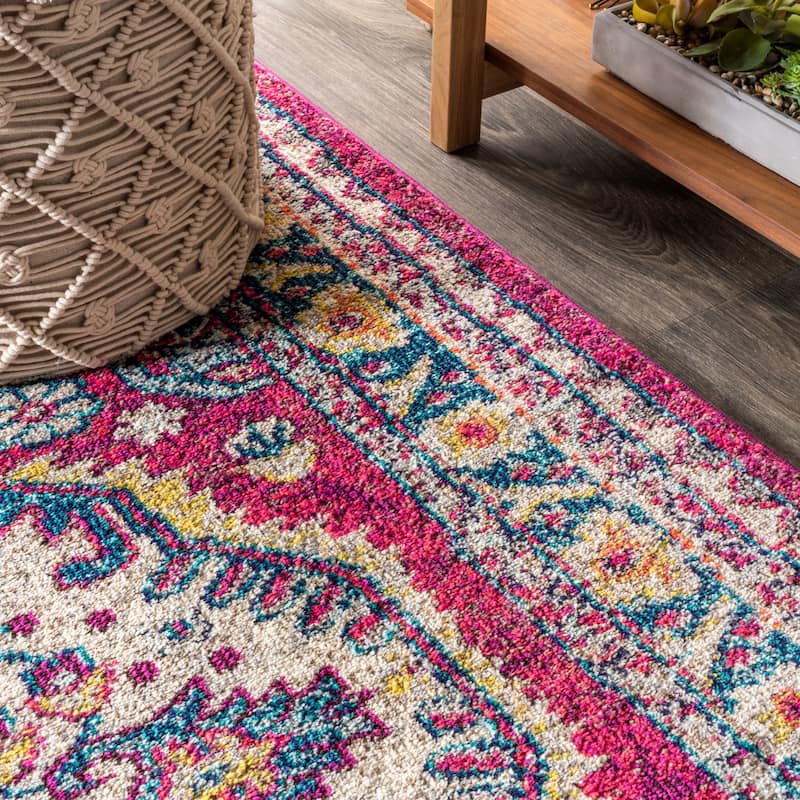 JONATHAN Y Boho FLAIR Medallion Area Rug