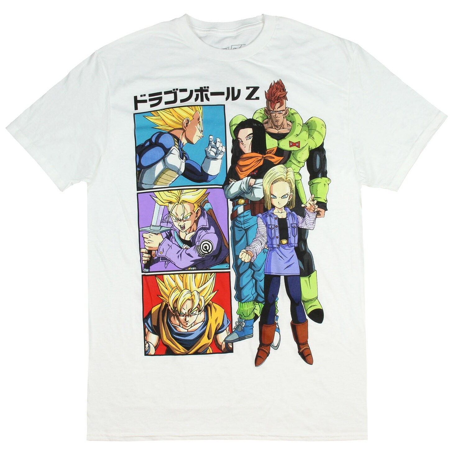 Shop Dragon Ball Z Shirt Men S Goku Vegeta Trunk Androids Kanji