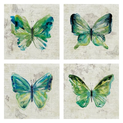 Butterfly Sketch I, II, III, IV by Carol Robinson Canvas Art Prints