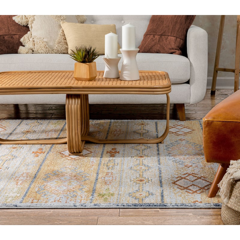 Well Woven Omaha Alu Moroccan Tribal Area Rug