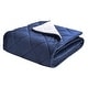 Velvet and Sherpa Quilted Foot Pocket Throw - On Sale - Overstock ...