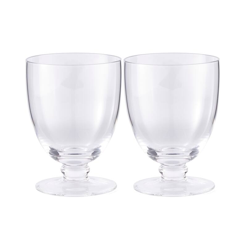 Kit Kemp for Spode Set of 2 Flow DOF Glasses - 10.6 Oz - 10.6 Oz - Clear