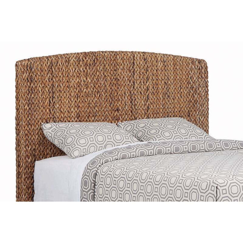 Laughton Woven Banana Leaf Panel Headboard Amber - California King